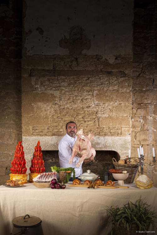 Chef Kervarrec au festival de Quintin